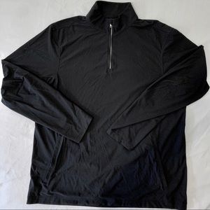 Lululemon Men’s Black Quarter-zip Pullover